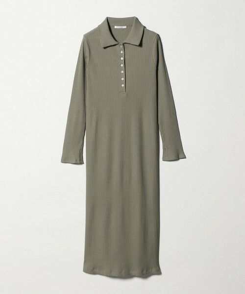 BEAUTY&YOUTH UNITED ARROWS / ビューティー&ユース ユナイテッドアローズ ロング・マキシ丈ワンピース | 【WEB限定】ポロカラー リブワンピース | 詳細25