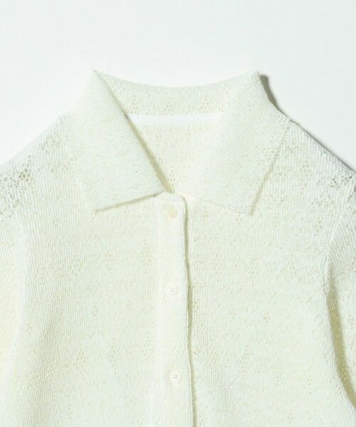 BEAUTY&YOUTH UNITED ARROWS / ビューティー&ユース ユナイテッドアローズ カーディガン・ボレロ | レースプリーツ シャツ ウォッシャブル | 詳細7