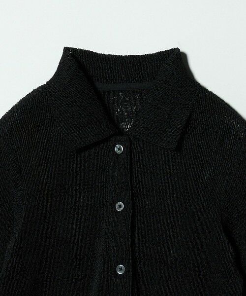 BEAUTY&YOUTH UNITED ARROWS / ビューティー&ユース ユナイテッドアローズ カーディガン・ボレロ | レースプリーツ シャツ ウォッシャブル | 詳細14