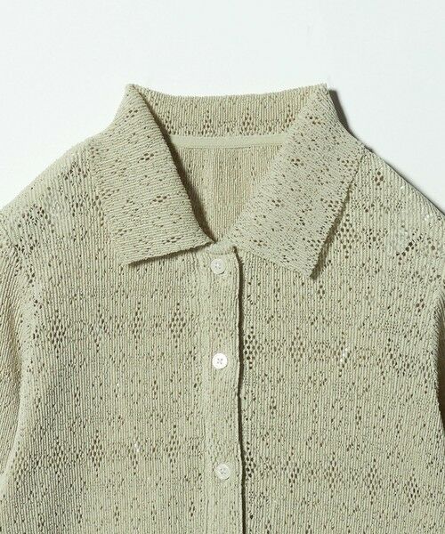 BEAUTY&YOUTH UNITED ARROWS / ビューティー&ユース ユナイテッドアローズ カーディガン・ボレロ | レースプリーツ シャツ ウォッシャブル | 詳細21
