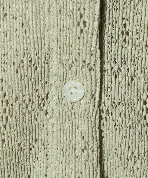 BEAUTY&YOUTH UNITED ARROWS / ビューティー&ユース ユナイテッドアローズ カーディガン・ボレロ | レースプリーツ シャツ ウォッシャブル | 詳細24