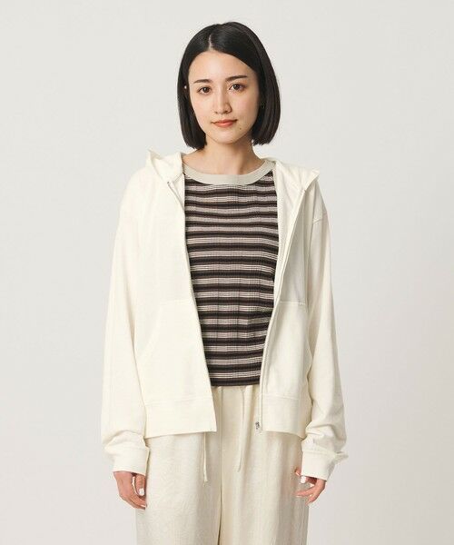 BEAUTY&YOUTH UNITED ARROWS / ビューティー&ユース ユナイテッドアローズ パーカー | コットン UVカット ジップパーカー | 詳細1