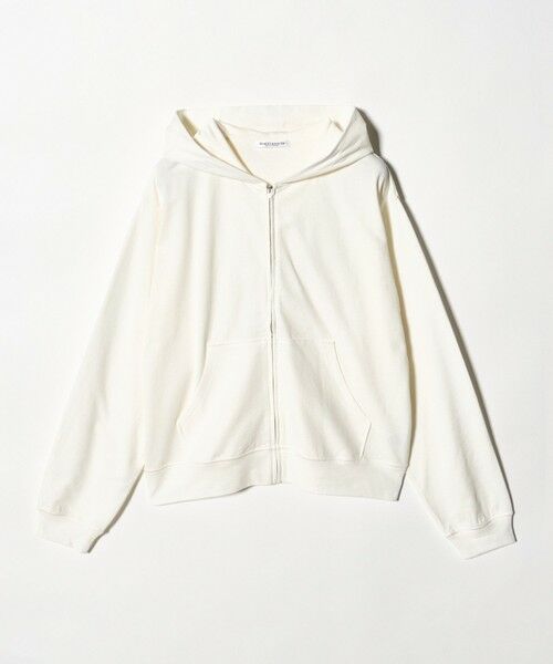 BEAUTY&YOUTH UNITED ARROWS / ビューティー&ユース ユナイテッドアローズ パーカー | コットン UVカット ジップパーカー（OFF WHITE）