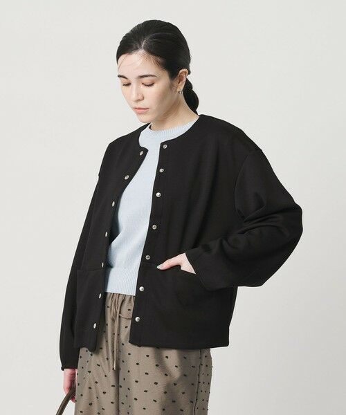 BEAUTY&YOUTH UNITED ARROWS / ビューティー&ユース ユナイテッドアローズ カーディガン・ボレロ | 【WEB限定】エアリーポンチ スナップボタンカーディガン | 詳細2