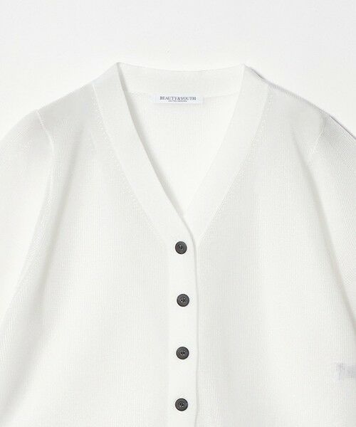 BEAUTY&YOUTH UNITED ARROWS / ビューティー&ユース ユナイテッドアローズ カーディガン・ボレロ | Vネック 畦ニット カーディガン ウォッシャブル | 詳細5