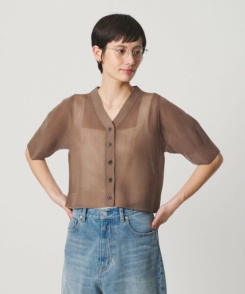 BEAUTY&YOUTH UNITED ARROWS / ビューティー&ユース ユナイテッドアローズ カーディガン・ボレロ | Vネック 畦ニット カーディガン ウォッシャブル | 詳細17