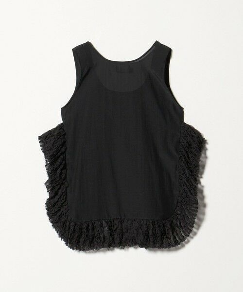 BEAUTY&YOUTH UNITED ARROWS / ビューティー&ユース ユナイテッドアローズ カットソー | ＜muller of yoshiokubo＞ラッフル シフォン ノースリーブ プルオーバー | 詳細1