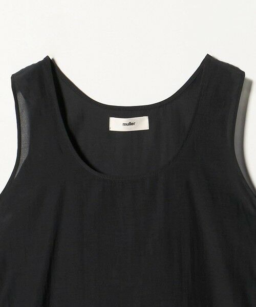 BEAUTY&YOUTH UNITED ARROWS / ビューティー&ユース ユナイテッドアローズ カットソー | ＜muller of yoshiokubo＞ラッフル シフォン ノースリーブ プルオーバー | 詳細2