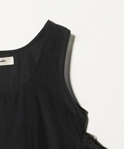 BEAUTY&YOUTH UNITED ARROWS / ビューティー&ユース ユナイテッドアローズ カットソー | ＜muller of yoshiokubo＞ラッフル シフォン ノースリーブ プルオーバー | 詳細3