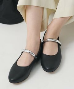 BEAUTY&YOUTH UNITED ARROWS / ビューティー&ユース ユナイテッドアローズ フラットシューズ | 【別注】＜MOHI...＞メタルバーベルト フラットシューズ