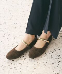 BEAUTY&YOUTH UNITED ARROWS / ビューティー&ユース ユナイテッドアローズ フラットシューズ | 【別注】＜MOHI...＞メタルバーベルト フラットシューズ