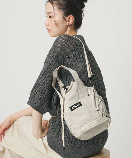 BEAUTY&YOUTH UNITED ARROWS / ビューティー&ユース ユナイテッドアローズ ショルダーバッグ | ＜AIGLE＞コンパクト 2WAY ドロストバッグ | 詳細1