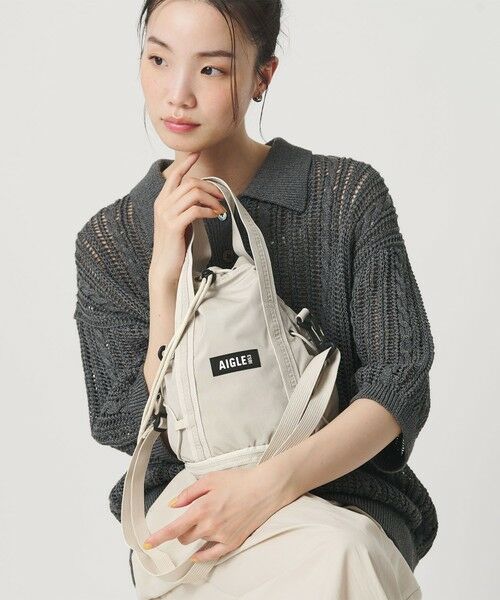 BEAUTY&YOUTH UNITED ARROWS / ビューティー&ユース ユナイテッドアローズ ショルダーバッグ | ＜AIGLE＞コンパクト 2WAY ドロストバッグ | 詳細3