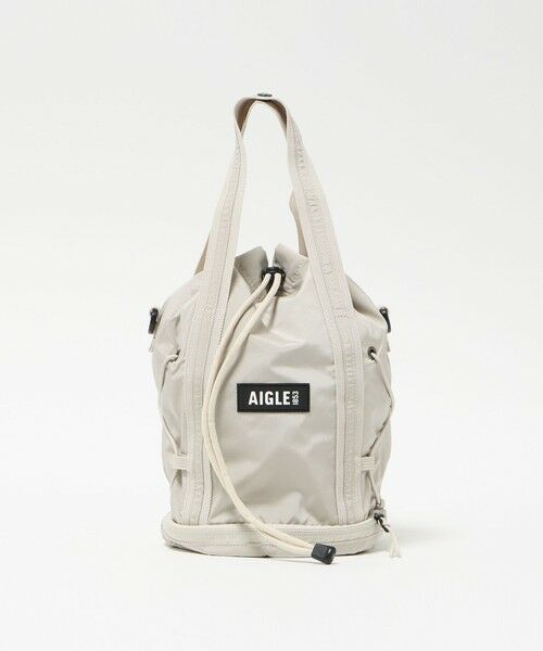 BEAUTY&YOUTH UNITED ARROWS / ビューティー&ユース ユナイテッドアローズ ショルダーバッグ | ＜AIGLE＞コンパクト 2WAY ドロストバッグ（NATURAL）