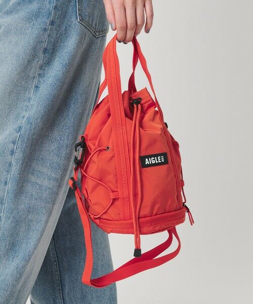 BEAUTY&YOUTH UNITED ARROWS / ビューティー&ユース ユナイテッドアローズ ショルダーバッグ | ＜AIGLE＞コンパクト 2WAY ドロストバッグ（ORANGE）