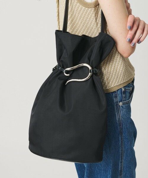 BEAUTY&YOUTH UNITED ARROWS / ビューティー&ユース ユナイテッドアローズ ショルダーバッグ | ＜LE VERNIS＞Poire バケット ショルダーバッグ M（BLACK）