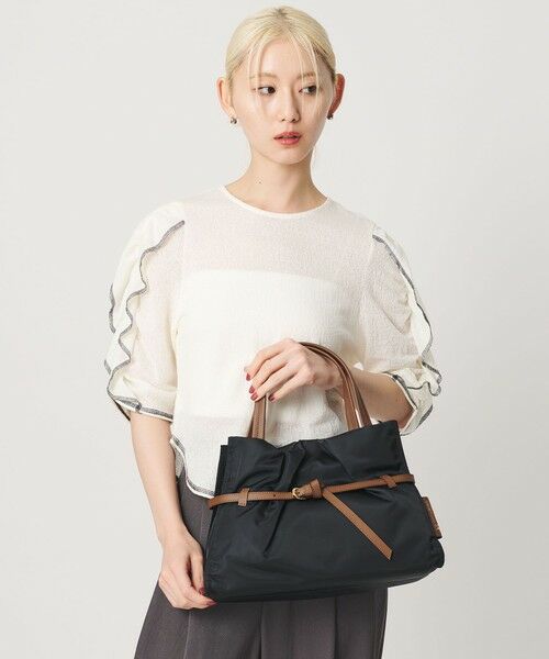 BEAUTY&YOUTH UNITED ARROWS / ビューティー&ユース ユナイテッドアローズ トートバッグ | ＜VIOLAd’ORO＞BIANCA ナイロン ベルト トートバッグ | 詳細21