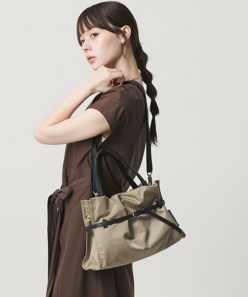 BEAUTY&YOUTH UNITED ARROWS / ビューティー&ユース ユナイテッドアローズ トートバッグ | ＜VIOLAd’ORO＞BIANCA ナイロン ベルト トートバッグ | 詳細20