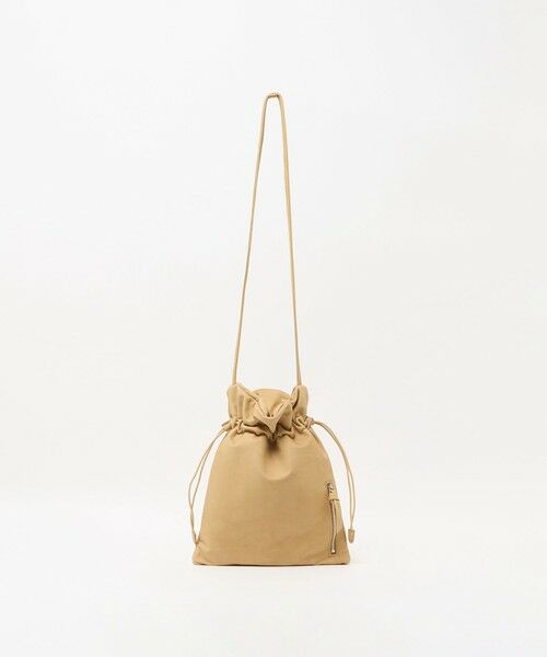 BEAUTY&YOUTH UNITED ARROWS / ビューティー&ユース ユナイテッドアローズ ショルダーバッグ | 【別注】＜Folna＞レザー ドロスト ショルダーバッグ 2WAY（BEIGE）