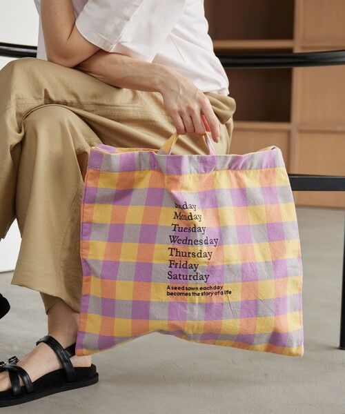 BEAUTY&YOUTH UNITED ARROWS / ビューティー&ユース ユナイテッドアローズ トートバッグ | 【別注】＜beej＞チェック 2WAY ワンショルダーバッグ | 詳細1