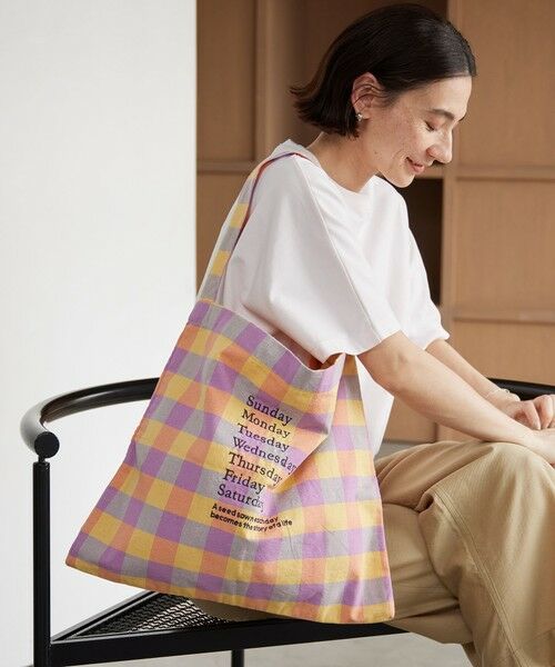 BEAUTY&YOUTH UNITED ARROWS / ビューティー&ユース ユナイテッドアローズ トートバッグ | 【別注】＜beej＞チェック 2WAY ワンショルダーバッグ | 詳細2
