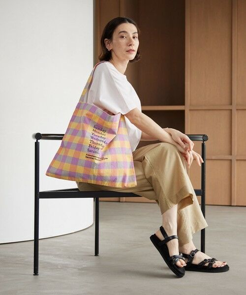 BEAUTY&YOUTH UNITED ARROWS / ビューティー&ユース ユナイテッドアローズ トートバッグ | 【別注】＜beej＞チェック 2WAY ワンショルダーバッグ | 詳細3