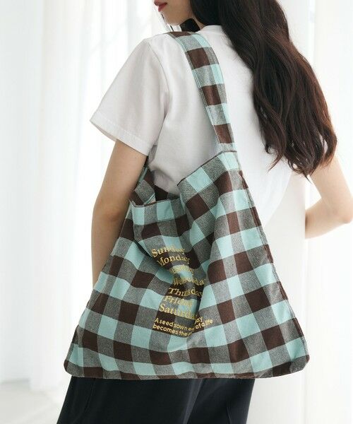 BEAUTY&YOUTH UNITED ARROWS / ビューティー&ユース ユナイテッドアローズ トートバッグ | 【別注】＜beej＞チェック 2WAY ワンショルダーバッグ | 詳細11