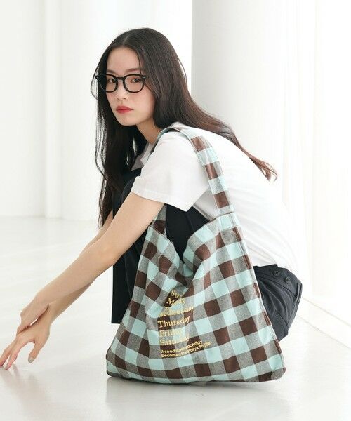 BEAUTY&YOUTH UNITED ARROWS / ビューティー&ユース ユナイテッドアローズ トートバッグ | 【別注】＜beej＞チェック 2WAY ワンショルダーバッグ | 詳細13