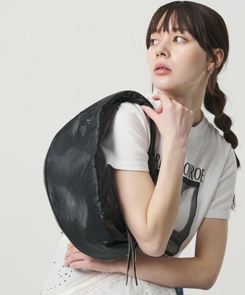 BEAUTY&YOUTH UNITED ARROWS / ビューティー&ユース ユナイテッドアローズ ショルダーバッグ | ＜ARC Y HAUS＞ラウンド ショルダーバッグ（BLACK）