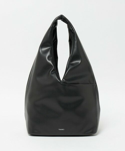 BEAUTY&YOUTH UNITED ARROWS / ビューティー&ユース ユナイテッドアローズ ショルダーバッグ | ＜YAHKI＞レザーライク ソフト クロス ビッグ ショルダーバッグ（BLACK）