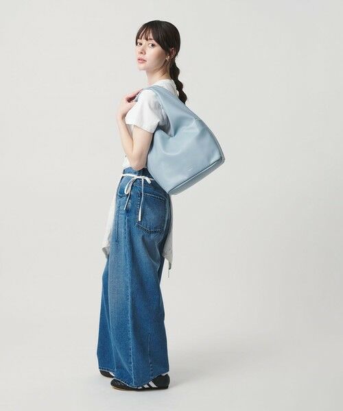 BEAUTY&YOUTH UNITED ARROWS / ビューティー&ユース ユナイテッドアローズ ショルダーバッグ | ＜YAHKI＞レザーライク ソフト クロス ビッグ ショルダーバッグ | 詳細15