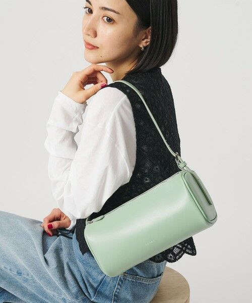 BEAUTY&YOUTH UNITED ARROWS / ビューティー&ユース ユナイテッドアローズ ショルダーバッグ | ＜YAHKI＞レザー スクエア ダブルジップ ショルダーバッグ | 詳細6