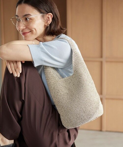 BEAUTY&YOUTH UNITED ARROWS / ビューティー&ユース ユナイテッドアローズ ショルダーバッグ | メタルコード ワンハンドル ショルダーバッグ（SILVER）