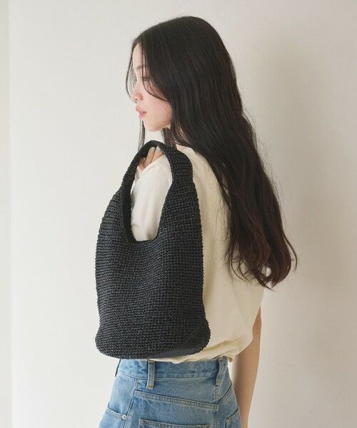 BEAUTY&YOUTH UNITED ARROWS / ビューティー&ユース ユナイテッドアローズ ショルダーバッグ | メタルコード ワンハンドル ショルダーバッグ（BLACK）