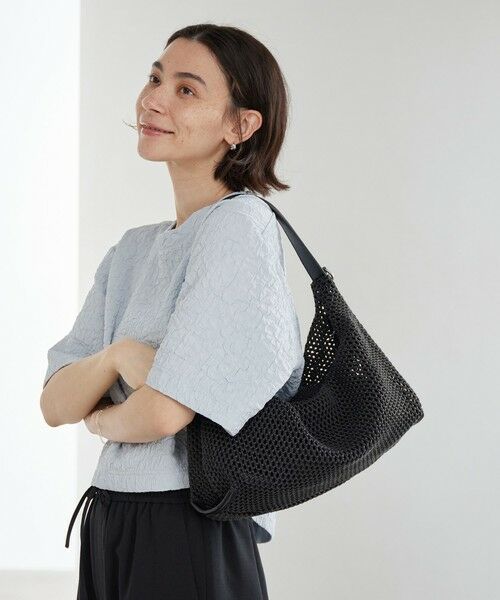 BEAUTY&YOUTH UNITED ARROWS / ビューティー&ユース ユナイテッドアローズ ショルダーバッグ | コンビ ネット ショルダーバッグ（BLACK）