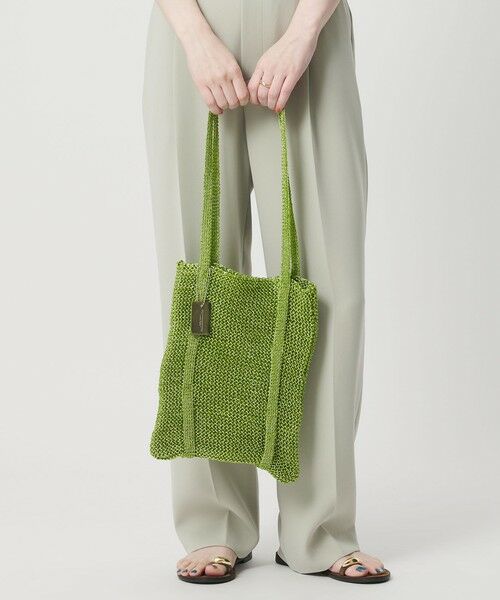 BEAUTY&YOUTH UNITED ARROWS / ビューティー&ユース ユナイテッドアローズ トートバッグ | メタルコード ミニ トートバッグ（LIME）