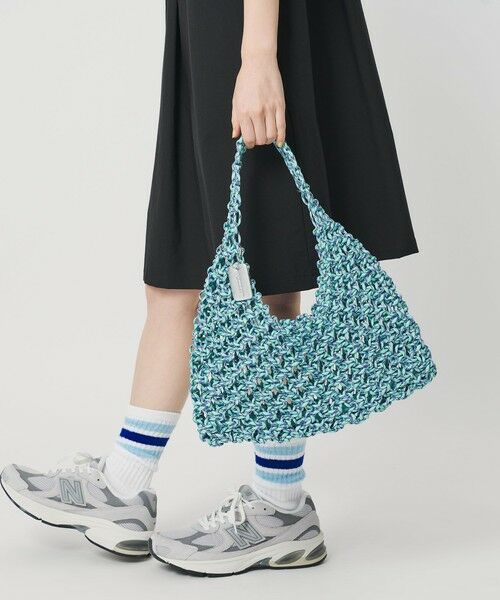 BEAUTY&YOUTH UNITED ARROWS / ビューティー&ユース ユナイテッドアローズ ショルダーバッグ | パラコード マクラメ ワンショルダーバッグ（LT.BLUE）
