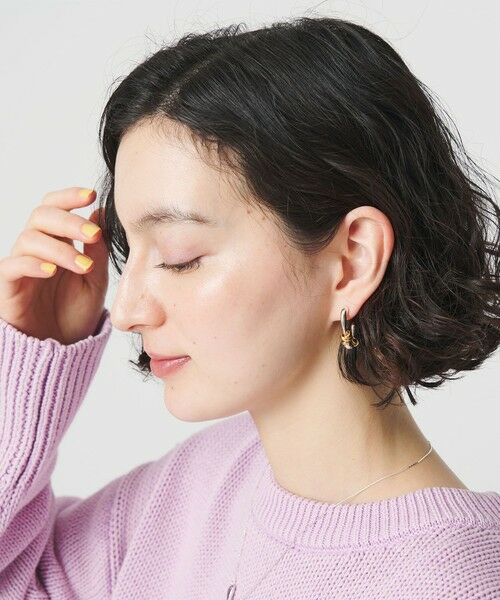 BEAUTY&YOUTH UNITED ARROWS / ビューティー&ユース ユナイテッドアローズ ピアス・イヤリング | ＜LAPUIS＞Flow coil ピアス | 詳細2
