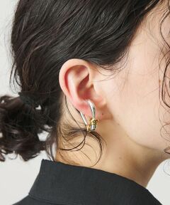 BEAUTY&YOUTH UNITED ARROWS / ビューティー&ユース ユナイテッドアローズ ピアス・イヤリング | ＜LAPUIS＞Flow coil イヤーカフ/1P