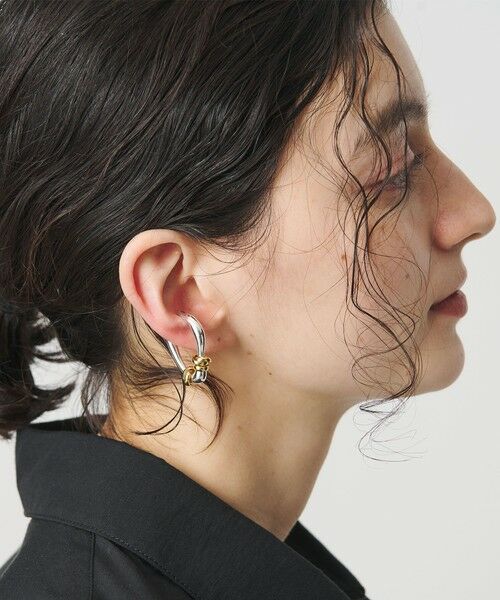 BEAUTY&YOUTH UNITED ARROWS / ビューティー&ユース ユナイテッドアローズ ピアス・イヤリング | ＜LAPUIS＞Flow coil イヤーカフ/1P | 詳細1