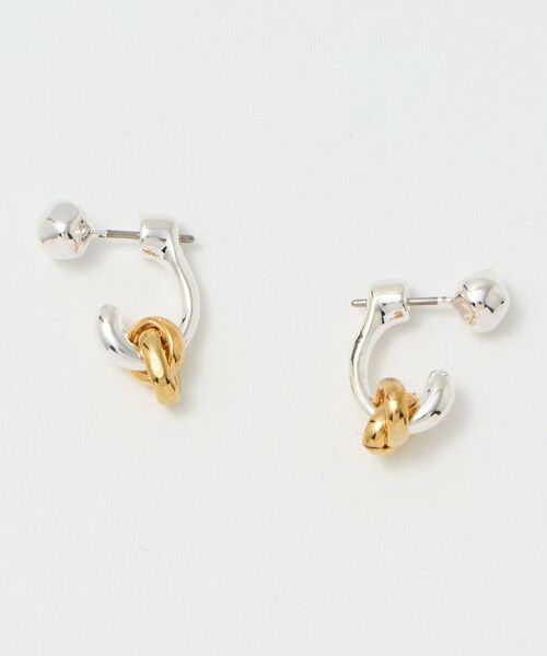 BEAUTY&YOUTH UNITED ARROWS / ビューティー&ユース ユナイテッドアローズ ピアス・イヤリング | ＜LAPUIS＞Drop flow coil ピアス | 詳細1