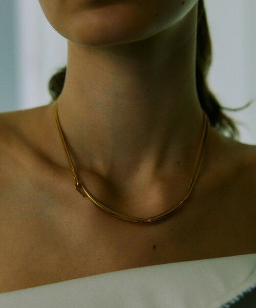 BEAUTY&YOUTH UNITED ARROWS / ビューティー&ユース ユナイテッドアローズ ネックレス・ペンダント・チョーカー | ＜SOAC＞STEP LINE チョーカー | 詳細1
