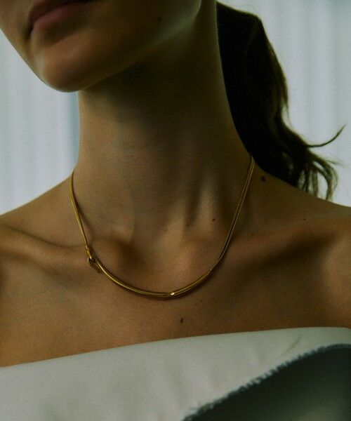 BEAUTY&YOUTH UNITED ARROWS / ビューティー&ユース ユナイテッドアローズ ネックレス・ペンダント・チョーカー | ＜SOAC＞STEP LINE チョーカー（GOLD）