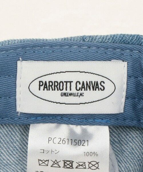 BEAUTY&YOUTH UNITED ARROWS / ビューティー&ユース ユナイテッドアローズ キャップ | ＜PARROTT CANVAS＞ロゴ デニム キャプ | 詳細14