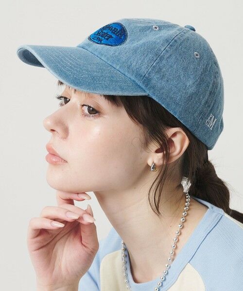 BEAUTY&YOUTH UNITED ARROWS / ビューティー&ユース ユナイテッドアローズ キャップ | ＜PARROTT CANVAS＞ロゴ デニム キャプ（COBALT）