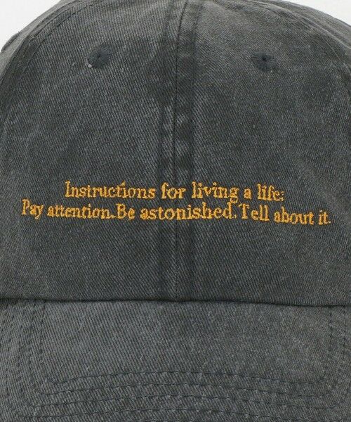 BEAUTY&YOUTH UNITED ARROWS / ビューティー&ユース ユナイテッドアローズ キャップ | 【別注】＜Samplee＞メッセージ キャップ | 詳細4