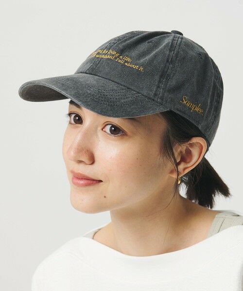 BEAUTY&YOUTH UNITED ARROWS / ビューティー&ユース ユナイテッドアローズ キャップ | 【別注】＜Samplee＞メッセージ キャップ | 詳細1