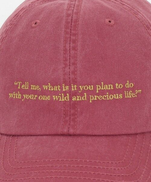 BEAUTY&YOUTH UNITED ARROWS / ビューティー&ユース ユナイテッドアローズ キャップ | 【別注】＜Samplee＞メッセージ キャップ | 詳細16