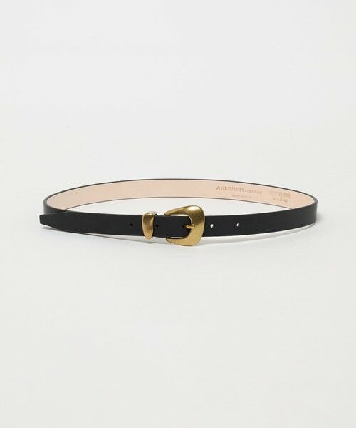 BEAUTY&YOUTH UNITED ARROWS / ビューティー&ユース ユナイテッドアローズ ベルト・サスペンダー | ＜AULENTTI＞レザー バックル ベルト（BLACK）