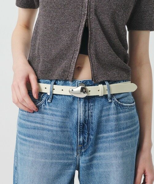BEAUTY&YOUTH UNITED ARROWS / ビューティー&ユース ユナイテッドアローズ ベルト・サスペンダー | 【一部別注】＜LE VERNIS＞Poire ベルト | 詳細1
